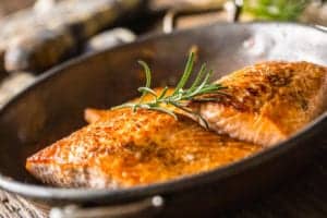 pan seared salmon filets